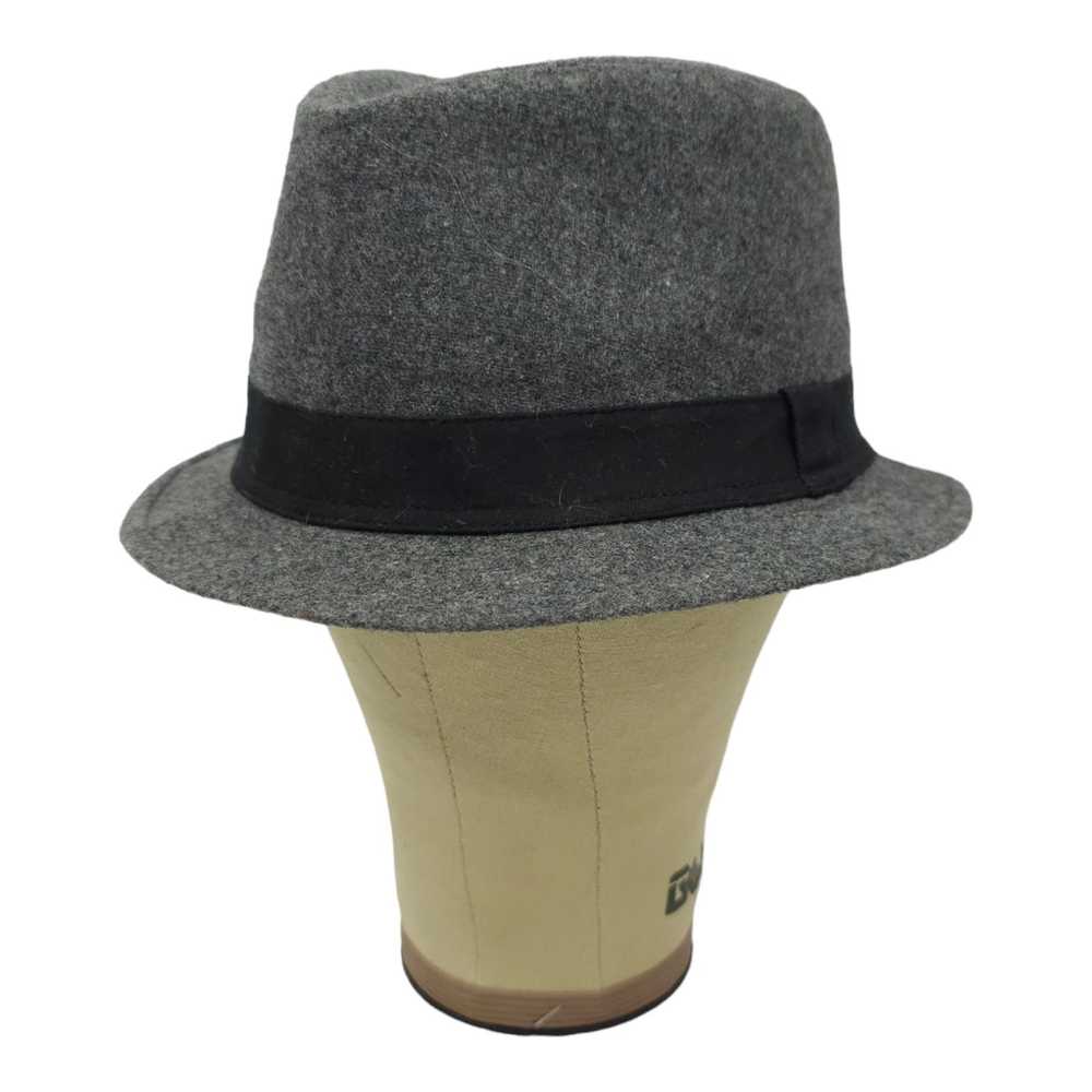 Levi's Levis Wool Blend Fedora Hat Size S/M Gray … - image 3