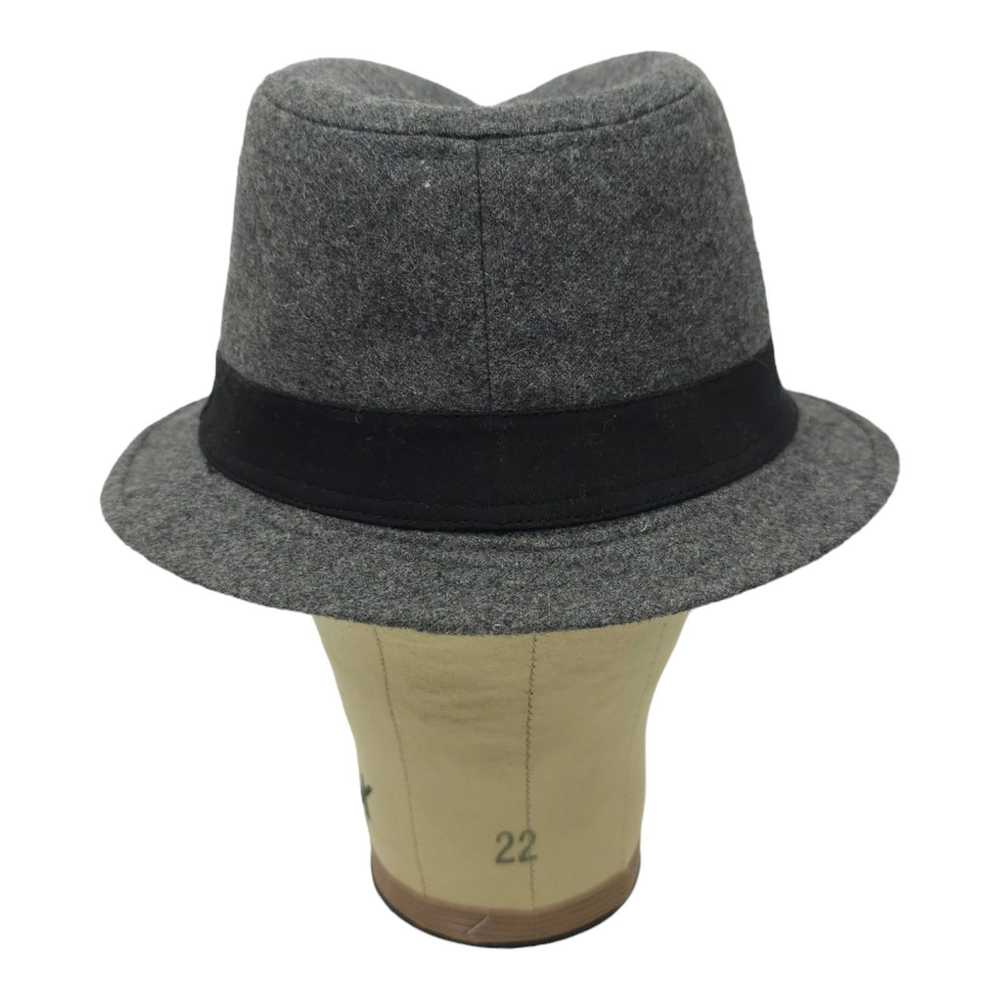 Levi's Levis Wool Blend Fedora Hat Size S/M Gray … - image 4