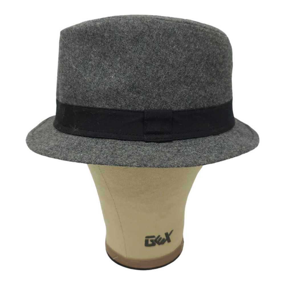 Levi's Levis Wool Blend Fedora Hat Size S/M Gray … - image 8