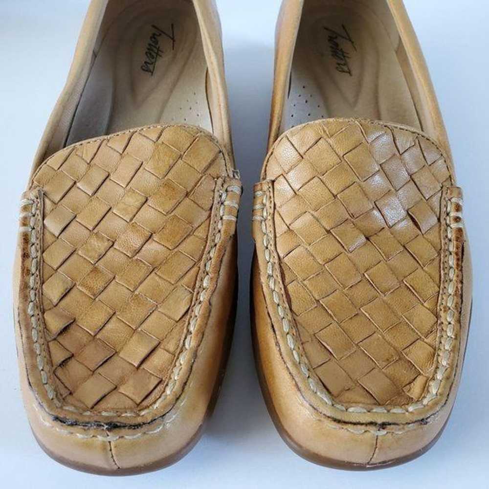 Other Trotters Shoes Flat Loafers Tan Leather Wea… - image 7