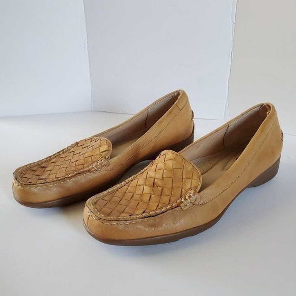 Other Trotters Shoes Flat Loafers Tan Leather Wea… - image 8