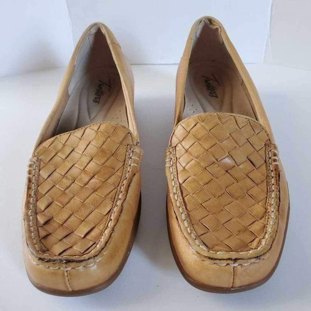 Other Trotters Shoes Flat Loafers Tan Leather Wea… - image 9