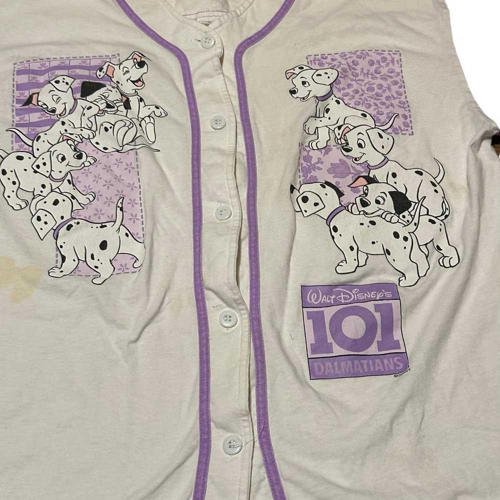 Vintage 90s Disney 101 Dalmatians Baseball Jersey - image 3