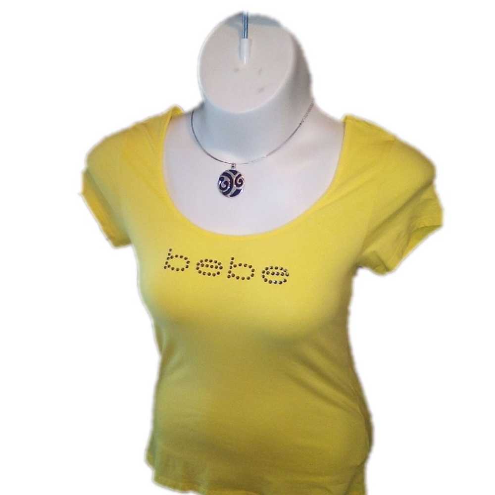 Yellow Bebe crystal top sz.L - image 4