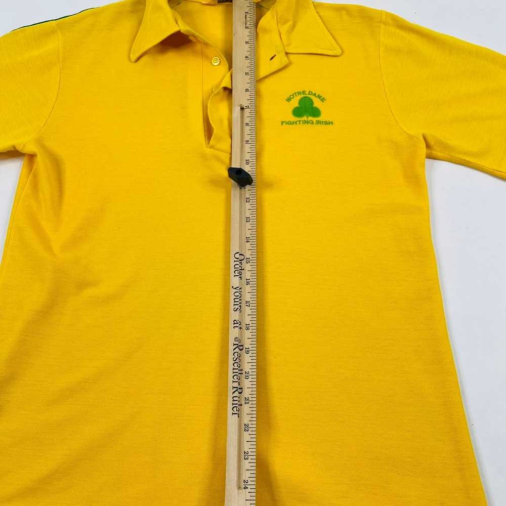 70s Notre Dame Stitched Polo Shirt - image 3