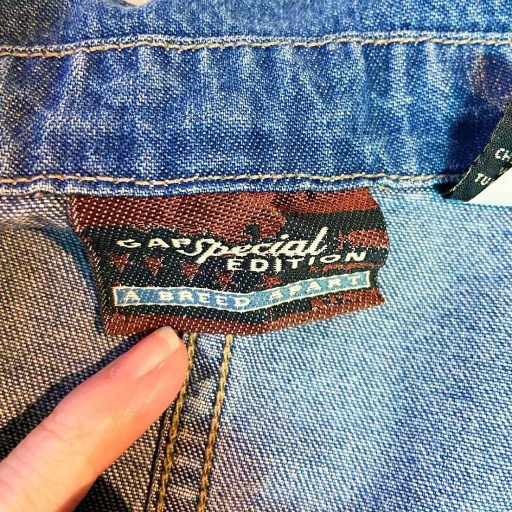 Gap Special Edition vintage western denim button … - image 5