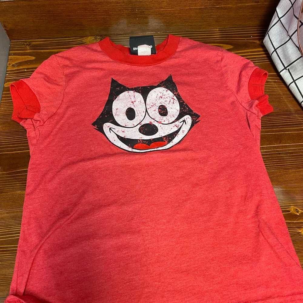 Felix the cat vintage junk food tshirt - image 1