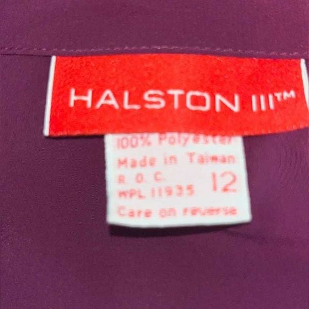 Vintage 80s Halston III French Cuff Secretary Blo… - image 7