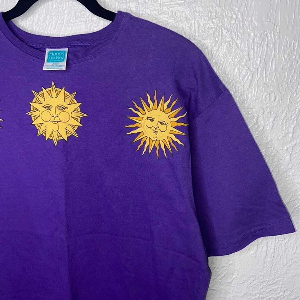 Vintage Sunshine Graphic T-Shirt Top - image 4