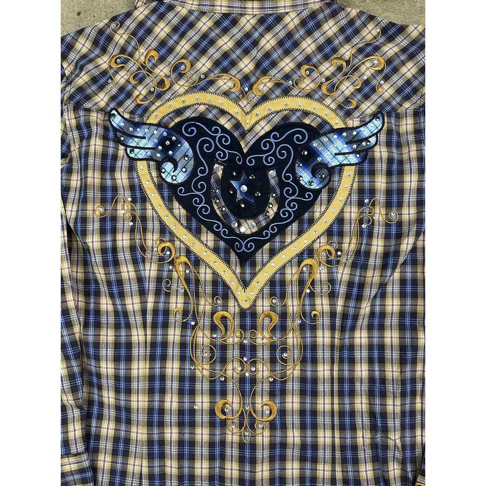 Vintage Panhandle Women's Western Pearl Snap Shirt - image 8