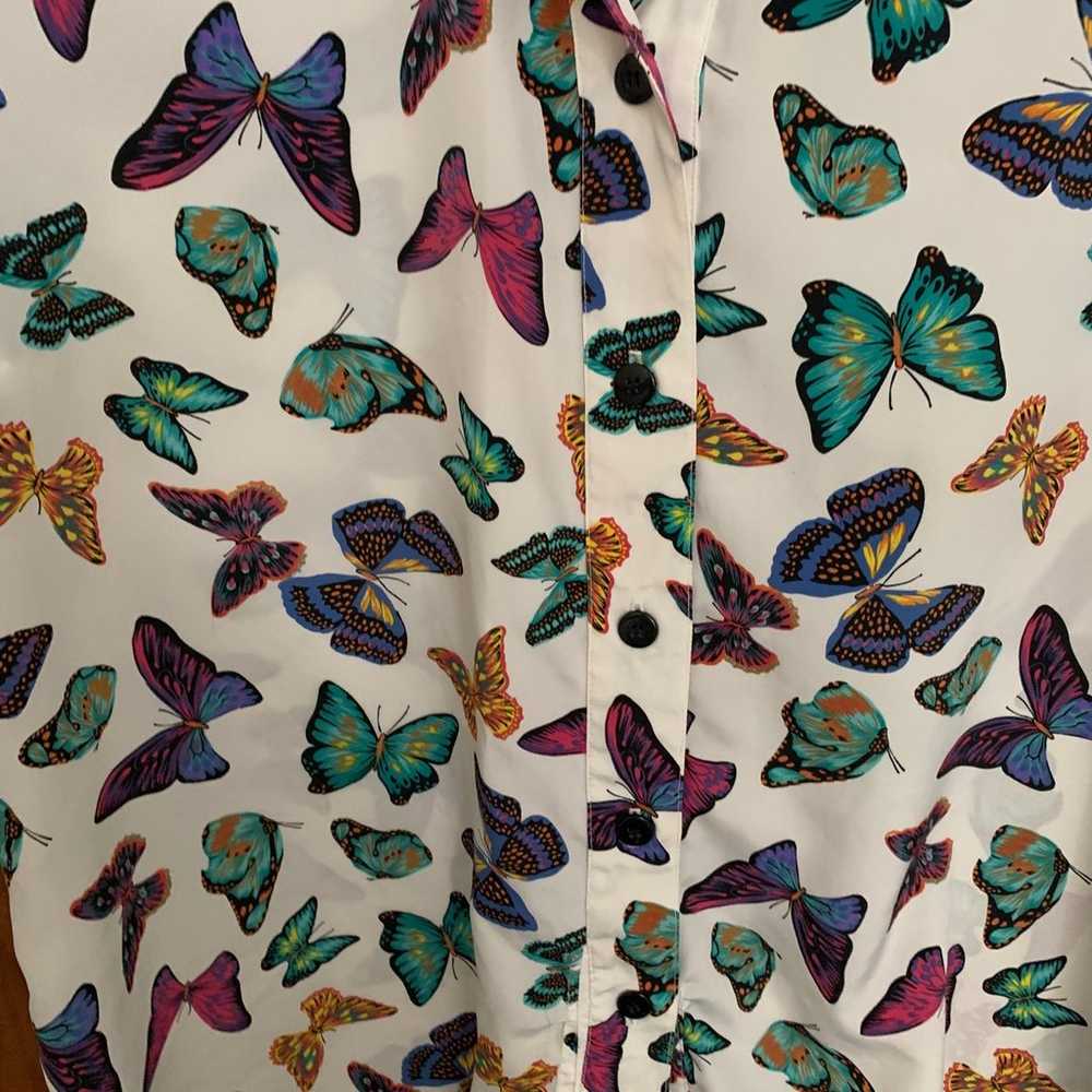 Vintage Butterfly Button Down - image 6