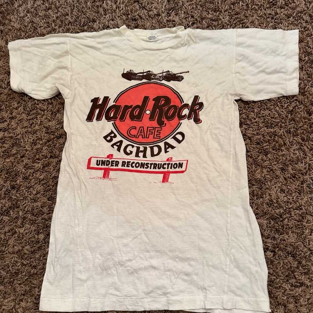 Vintage Hard Rock Cafe Baghdad Desert Storm 1991 … - image 1