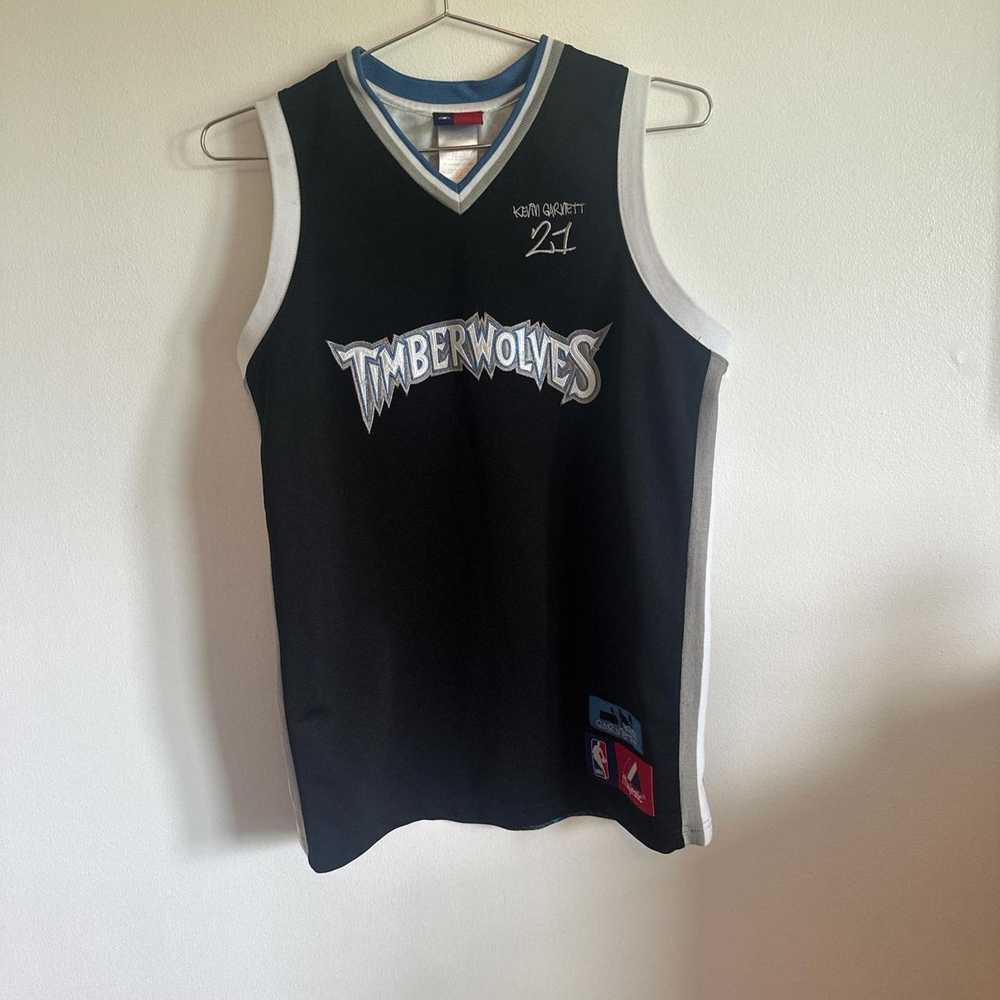 Majestic Y2K Majestic Minnesota Timberwolves Kevi… - image 2