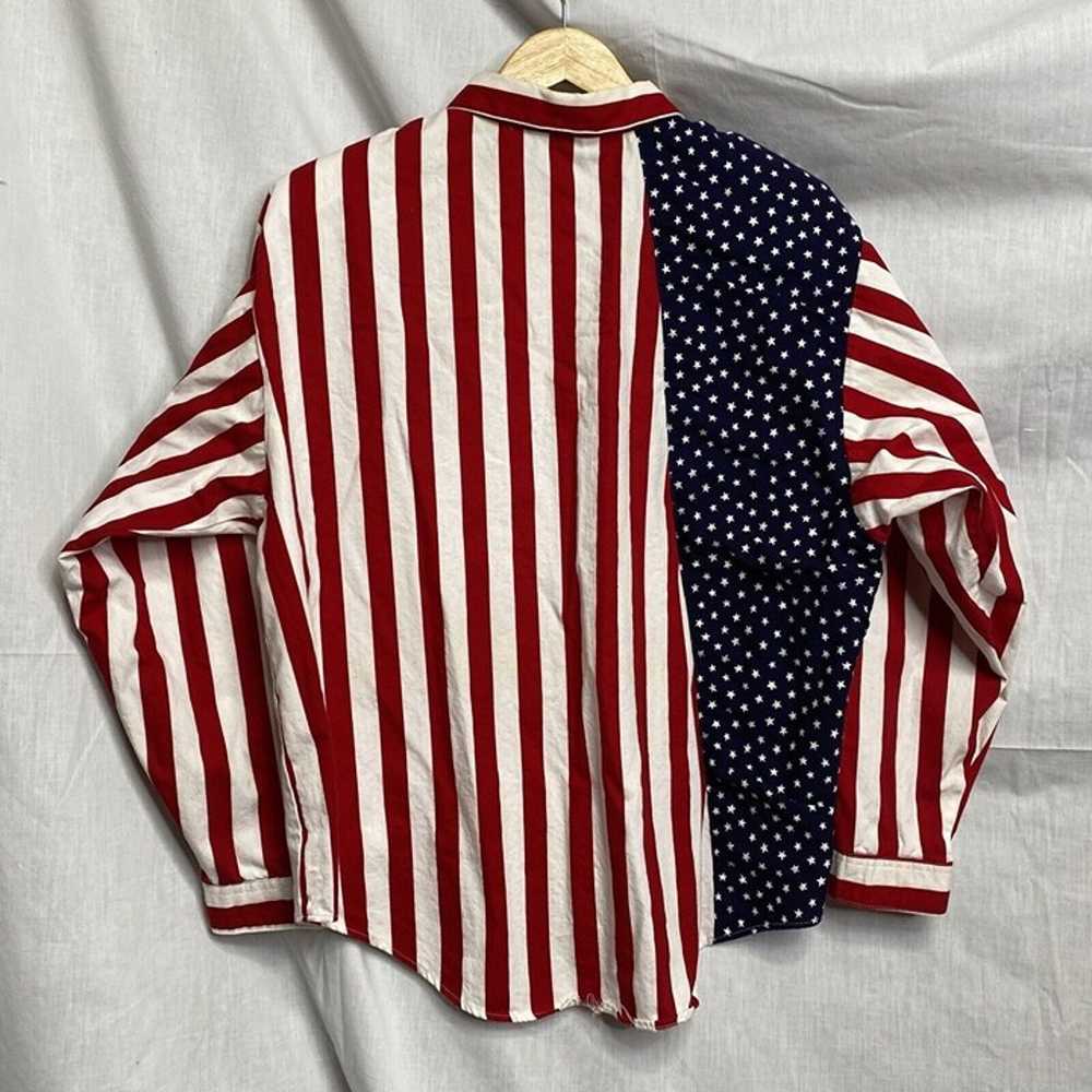 Womens Mo Betta western Stars & Stipes USA shirt … - image 3