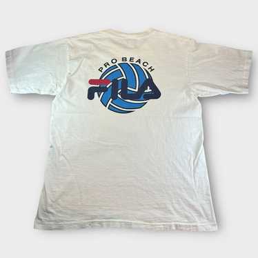 Vintage Fila Pro Beach Volleyball Shirt Size L US… - image 1