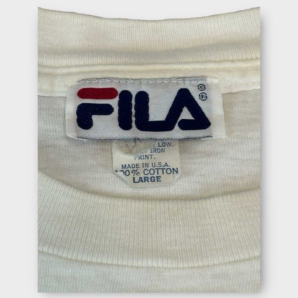 Vintage Fila Pro Beach Volleyball Shirt Size L US… - image 3