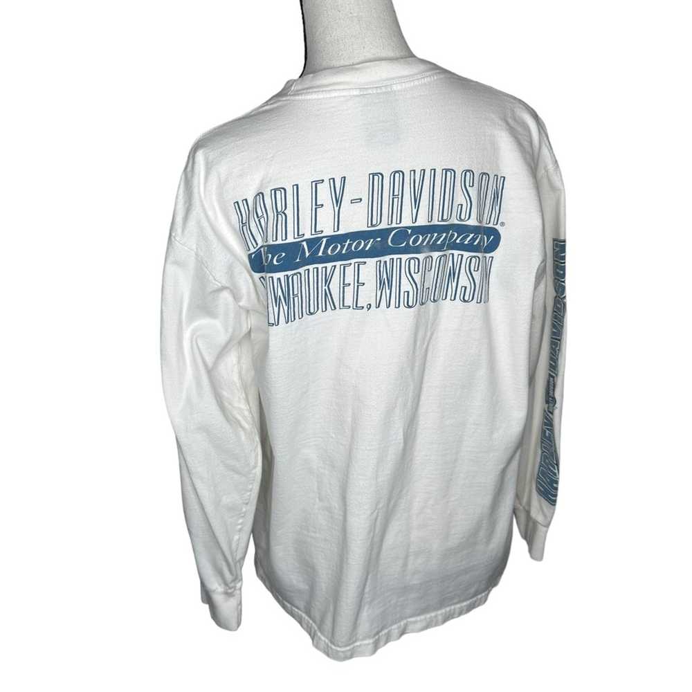 VTG 1995 Harley Davidson Milwaukee WI long sleeve… - image 1