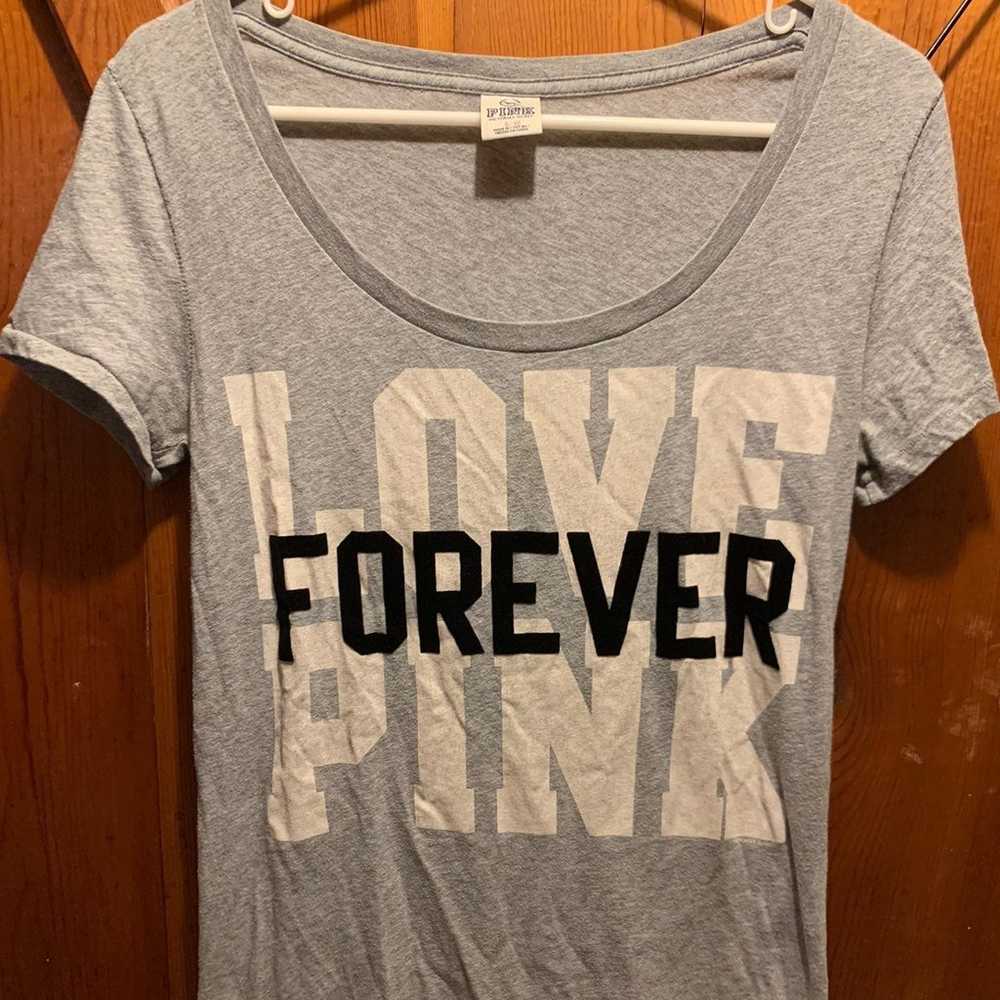 Vintage victorias secret pink shirt - image 1