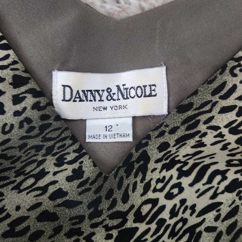 Danny & Nicole New York Vintage Animal Print Flut… - image 2