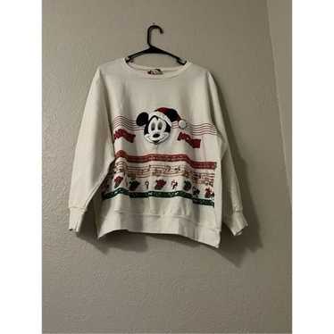 Disney Mickey Ugly Christmas Carol moving eyes vi… - image 1