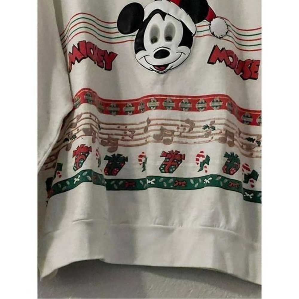 Disney Mickey Ugly Christmas Carol moving eyes vi… - image 3