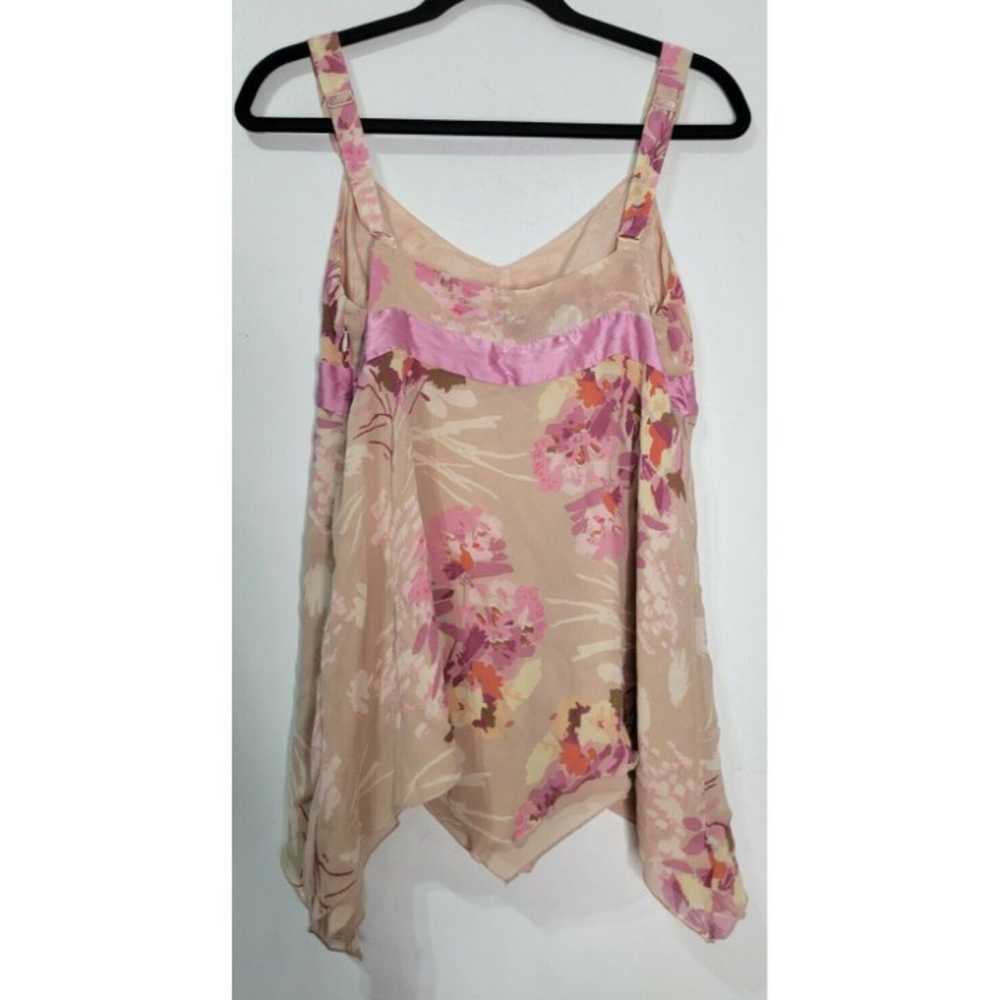 Vintage Y2K Gap Size 12 Pink Floral Fairy Handker… - image 2