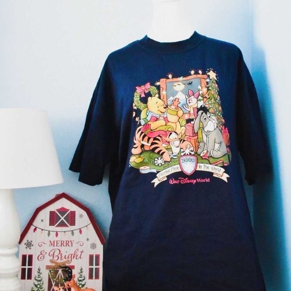 Vintage Winnie the Pooh Christmas shirt - image 2