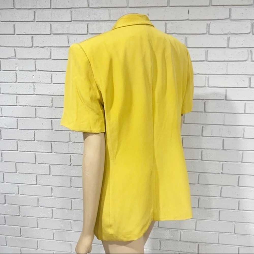 Jones New York Women’s Silk Yellow Top - image 6