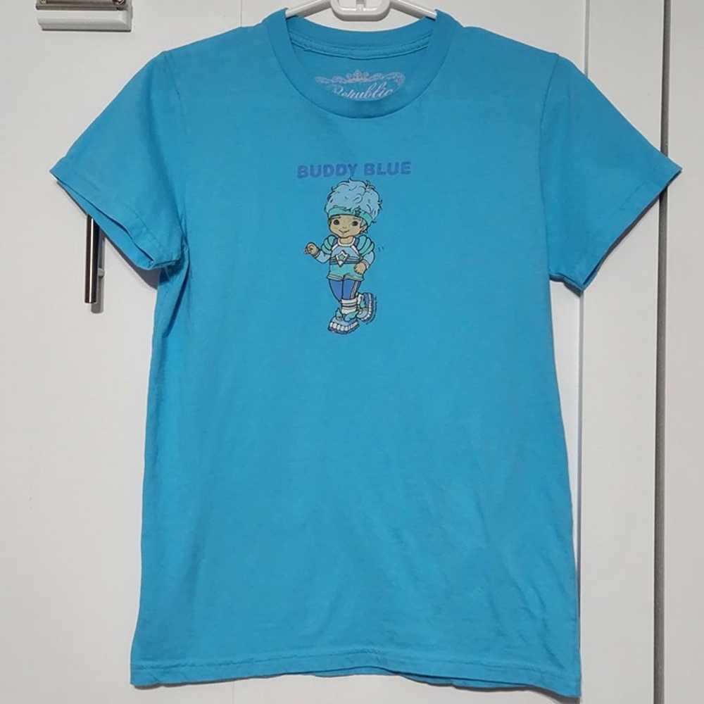 VINTAGE Buddy Blue Rainbow Brite t-shirt tee top … - image 1