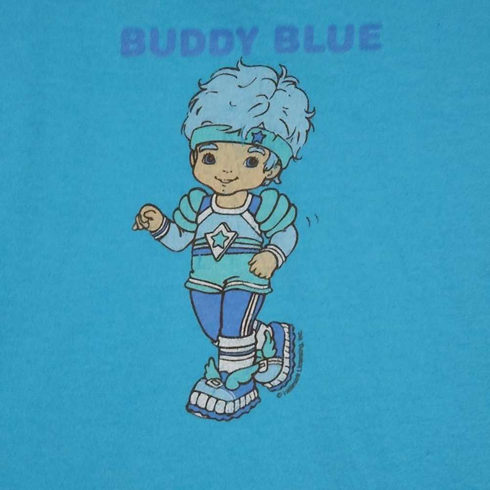 VINTAGE Buddy Blue Rainbow Brite t-shirt tee top … - image 2