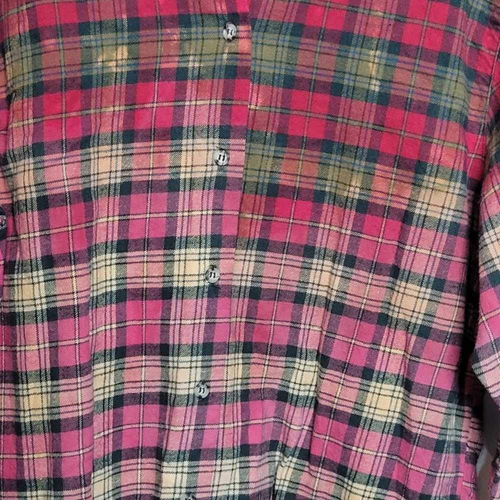 Metal Band Upcycle Flannel Shirt Vintage Palmetto… - image 9