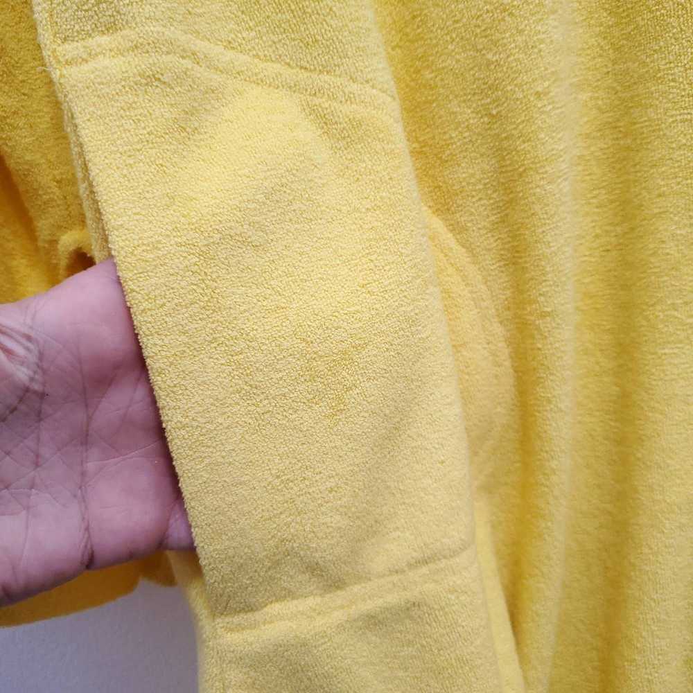 Vintage | Terry Cloth Yellow Cover Up L - image 4