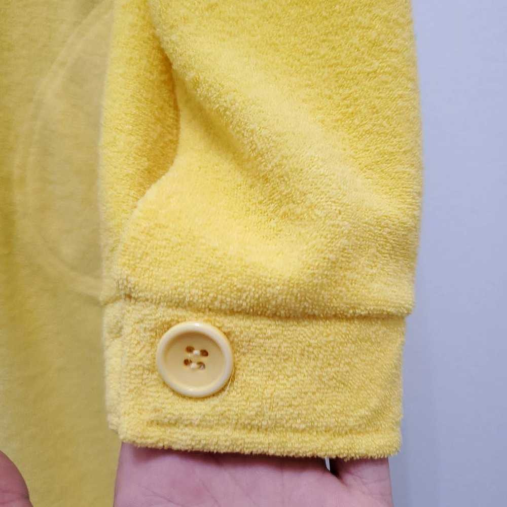 Vintage | Terry Cloth Yellow Cover Up L - image 5