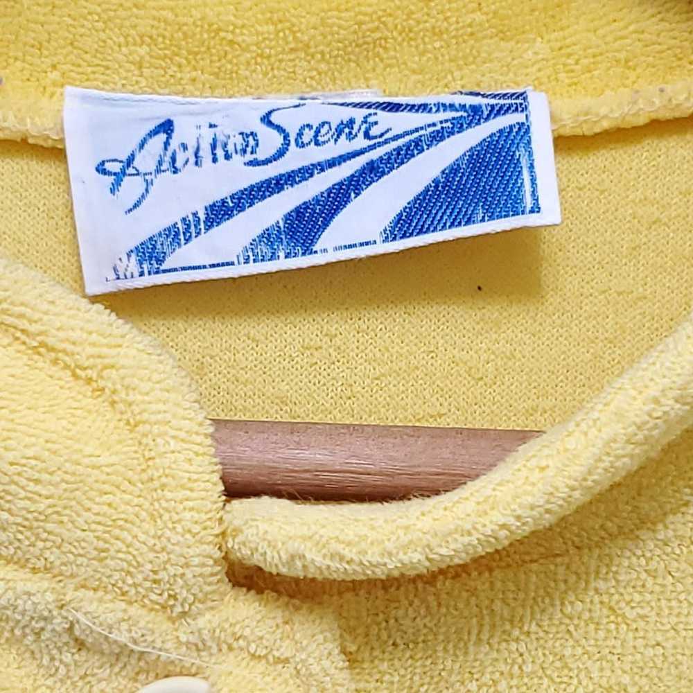 Vintage | Terry Cloth Yellow Cover Up L - image 6