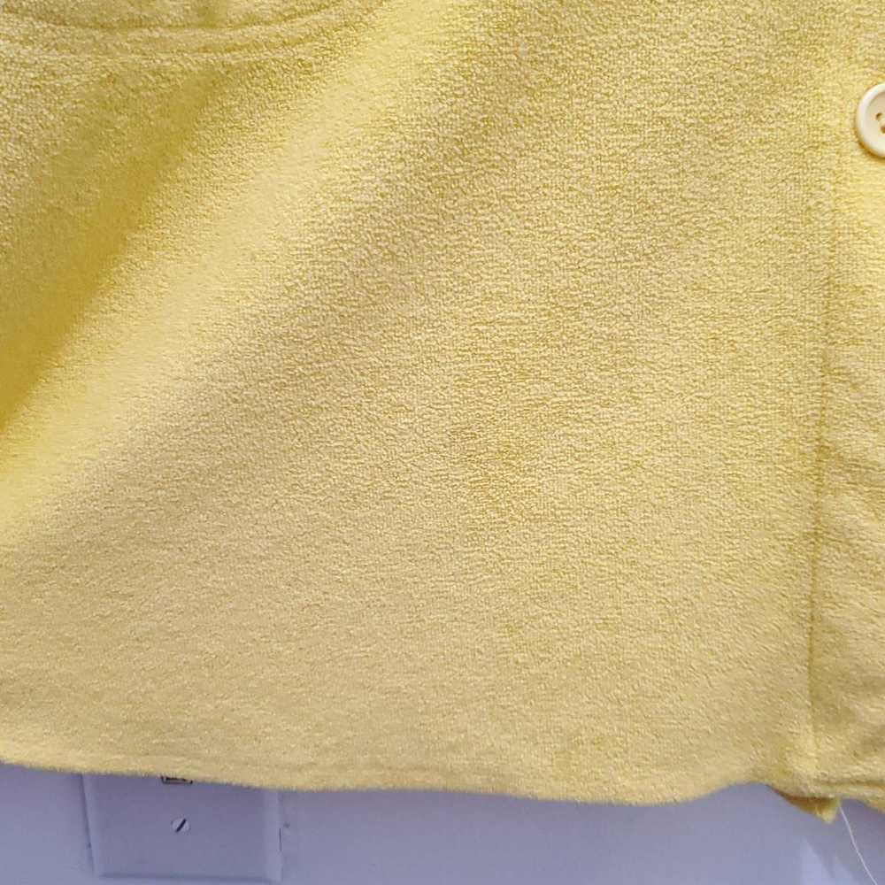 Vintage | Terry Cloth Yellow Cover Up L - image 7