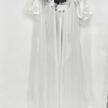 Vintage Henson Kickernick White Chiffon Southern … - image 1