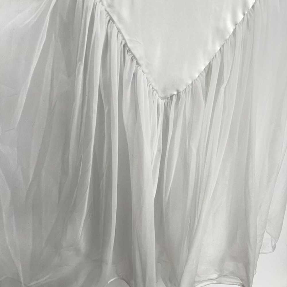 Vintage Henson Kickernick White Chiffon Southern … - image 5