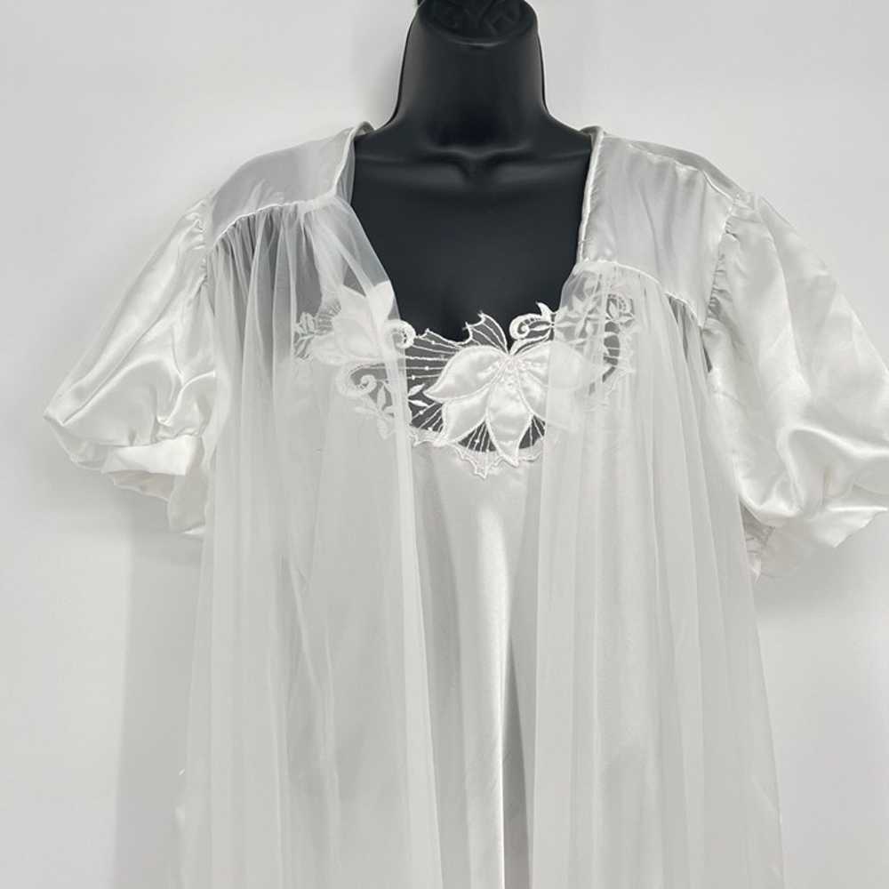 Vintage Henson Kickernick White Chiffon Southern … - image 8