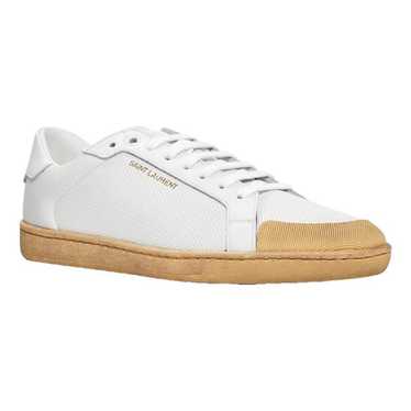 Saint Laurent Andy leather trainers