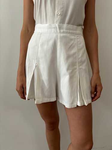 40s/50s White Twill Shorts