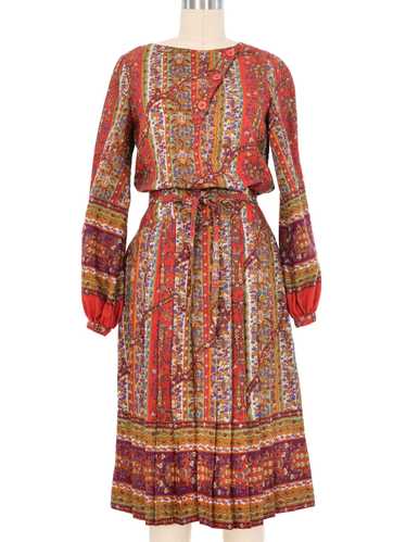 1970s Albert Nipon Paisley Ensemble