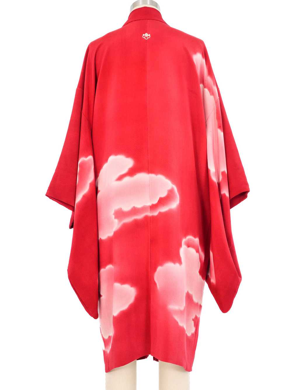 Airbrushed Cloud Print Kimono - image 5