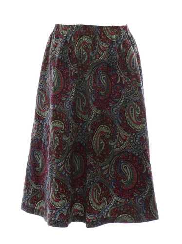 1990's BonWorth Paisley Skirt