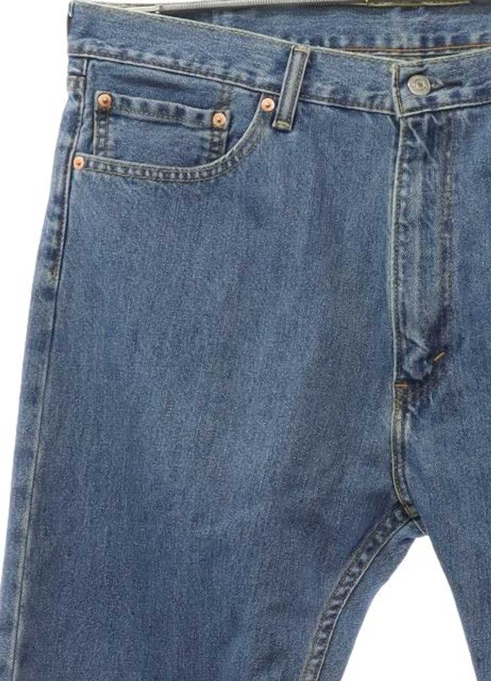 1990's Levis 505 Mens Levis 505s Stone Washed Den… - image 2