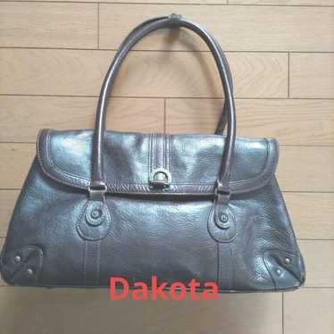 Dakota Leather Handbag (Dark Brown) - image 1