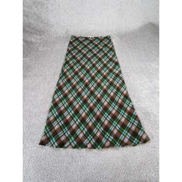 Reformation Reformation Skirt Womens 8 Green/Brow… - image 1