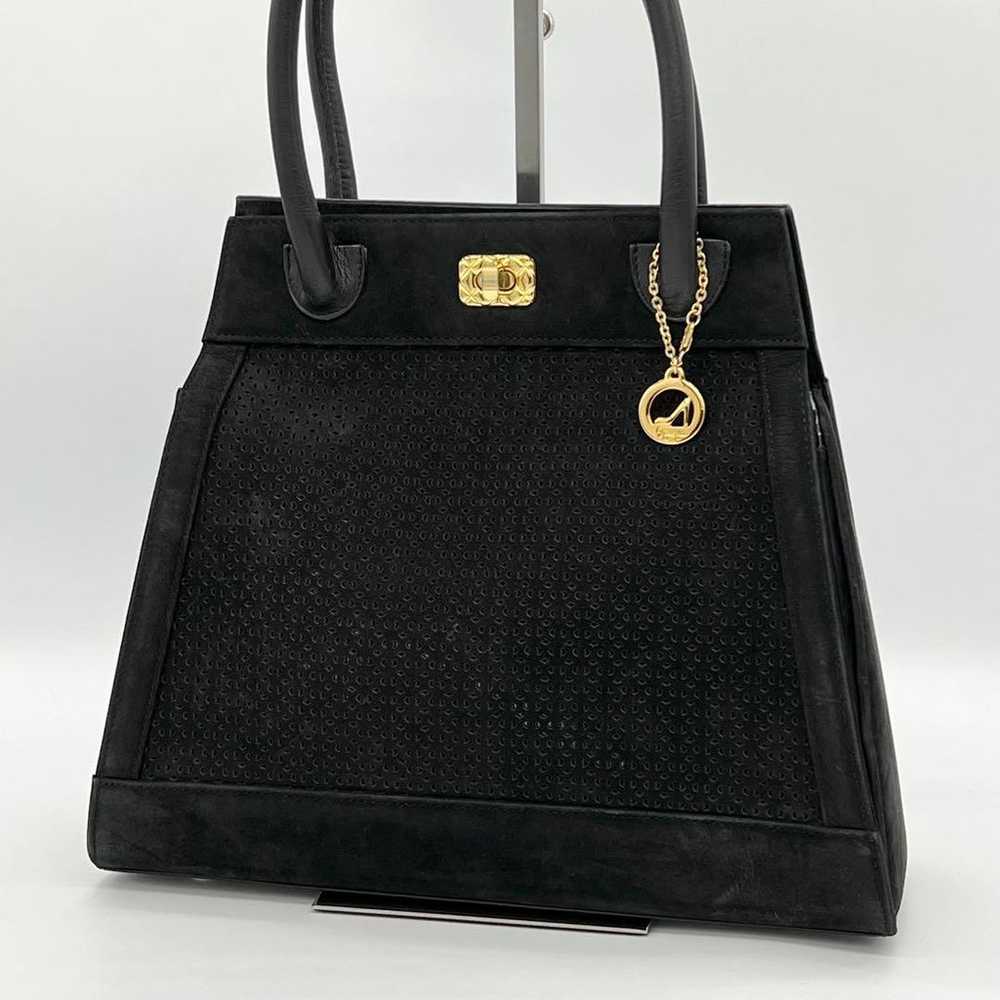 ✨High-quality✨ GINZA KANEMATSU Suede Handbag for … - image 1