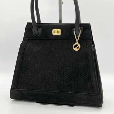 ✨High-quality✨ GINZA KANEMATSU Suede Handbag for … - image 1