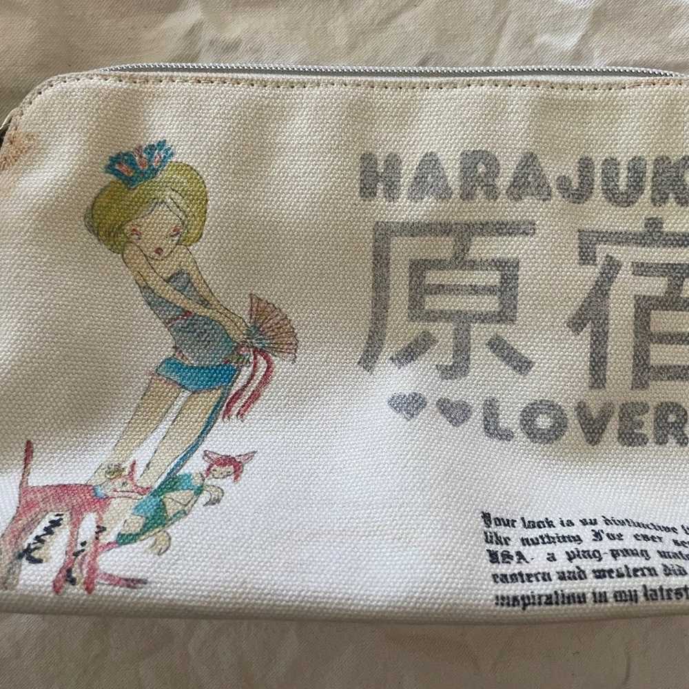 harajuku lovers zipper cosmetic bag - image 2