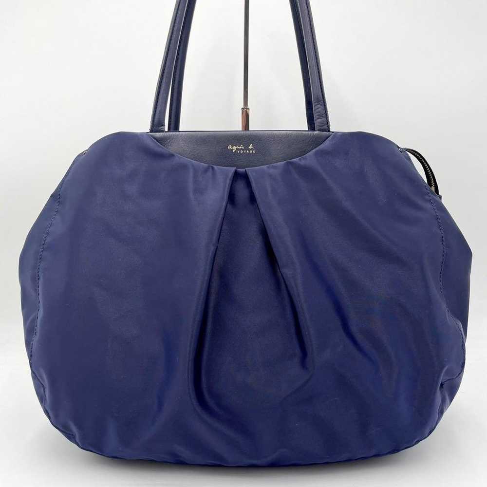 【Excellent Condition】Agnes B Voyage Tote Bag Shou… - image 2